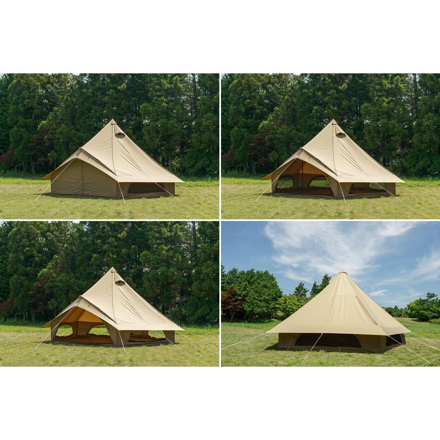 ogawa ogawa公式 オガワ テント 5人用 グロッケ16 T/C モノポール ワン