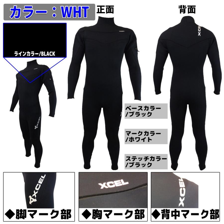 20 XCEL エクセル フルスーツ ウェットスーツ ロングチェストジップ