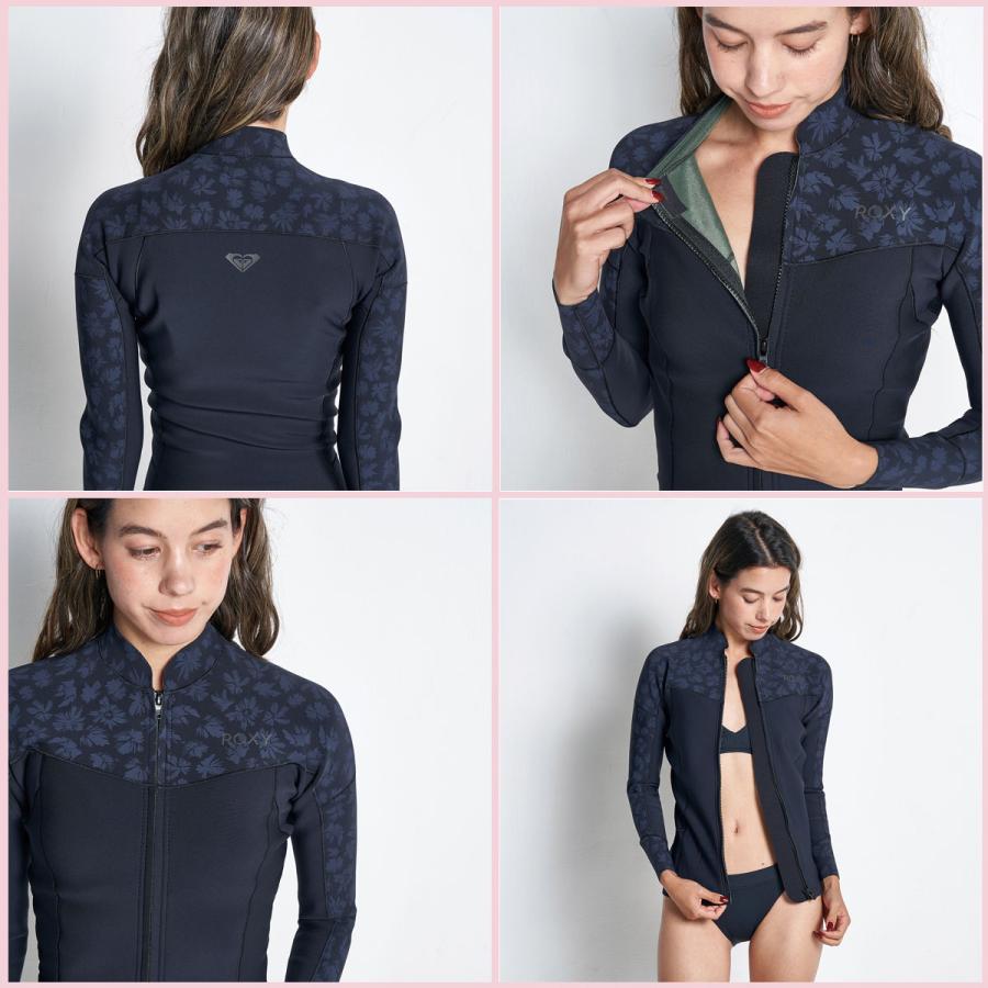 ROXY（ロキシー） 23 ROXY 長袖タッパー ウエットスーツ フロント