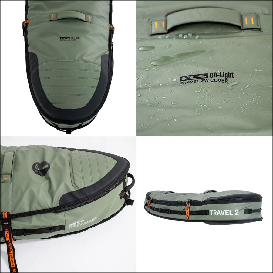 FCS 26 FCS ボードケース ハードケース 2本用 6'0