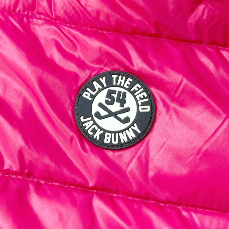 JACK BUNNY ジャックバニー ノースリーブ ダウン ワンピース ピンク系