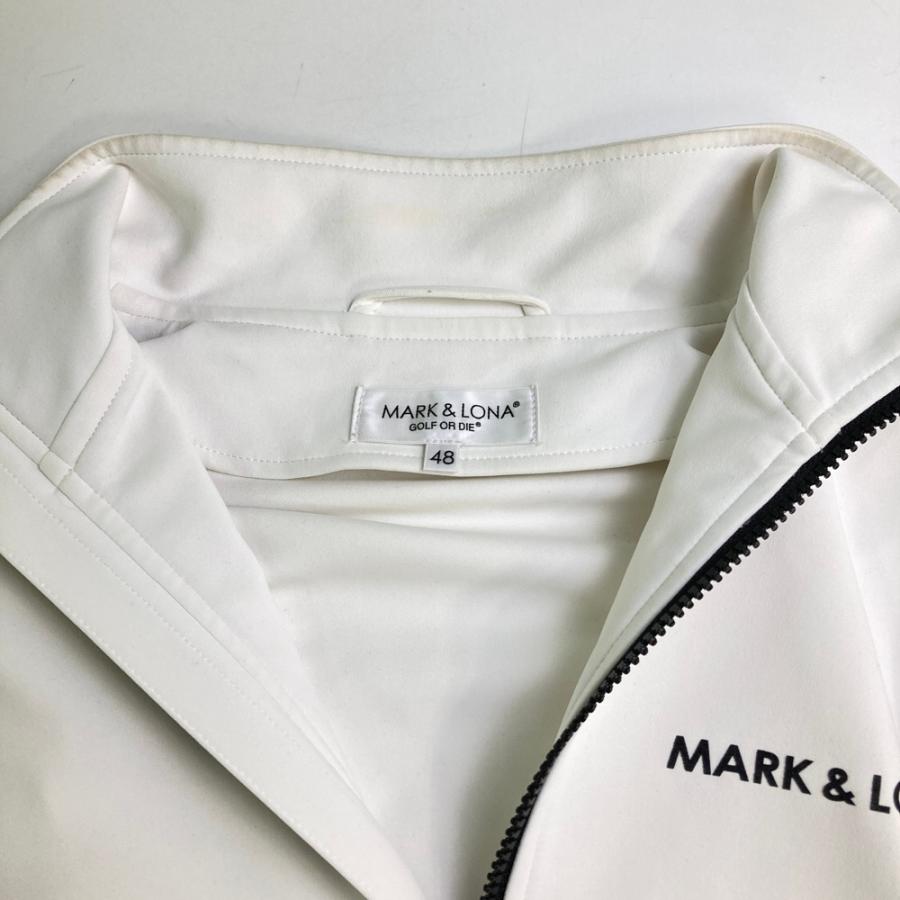 MARK&LONA マークアンドロナ : ジップジャケット ホワイト系 48 ゴルフ