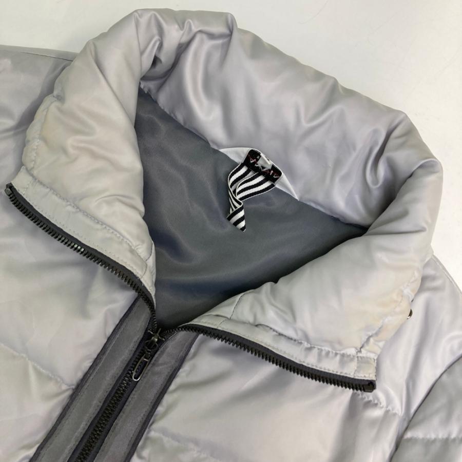 LANVIN SPORT ランバン スポール ダウンジャケット 総柄 グレー系 38