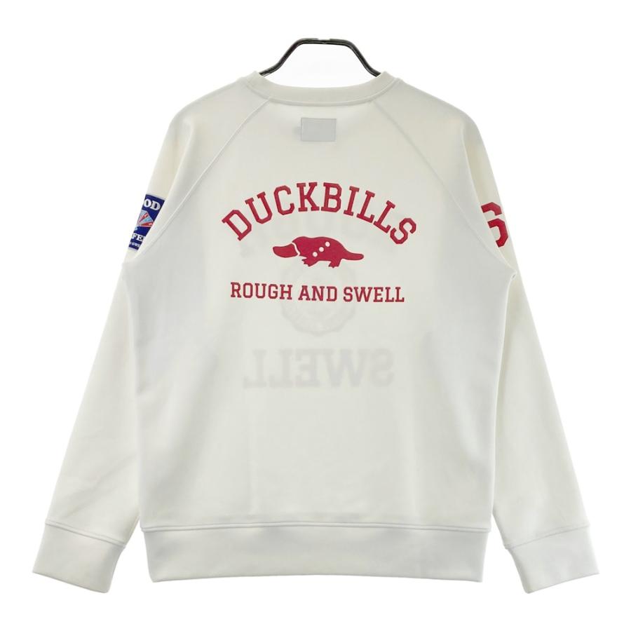 ROUGH&SWELL ラフアンドスウェル ロゴプリント 長袖スウェット