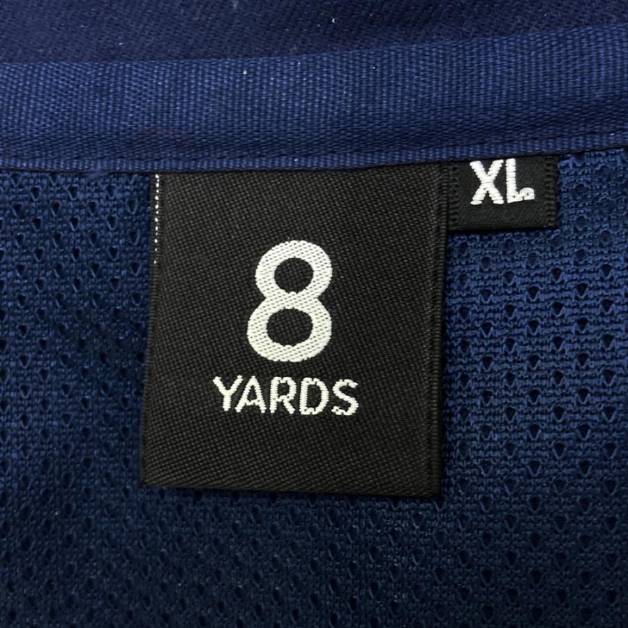 8YARDS ハチヤーズ フード付き 長袖ジップジャケット ネイビー系 XL