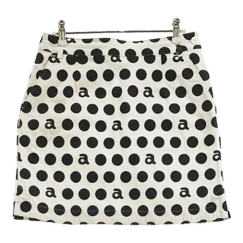 archivio（アルチビオ） ストレッチスカート ドット柄 ホワイト系 38