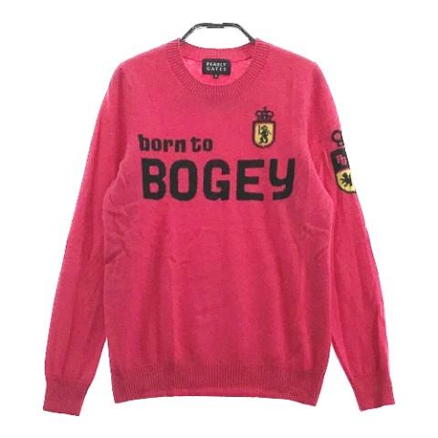 PEARLY GATES（パーリーゲイツ） カシミヤニットセーター ピンク系 0