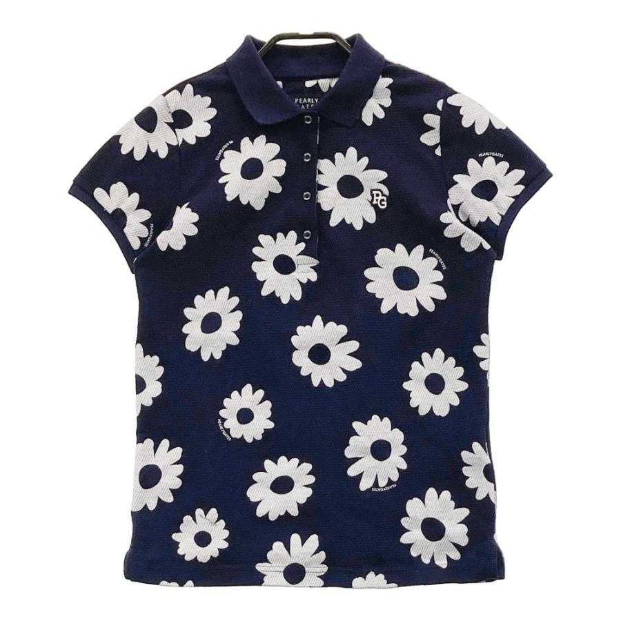 PEARLY GATES（パーリーゲイツ） 2023年モデル 半袖ポロシャツ 花柄