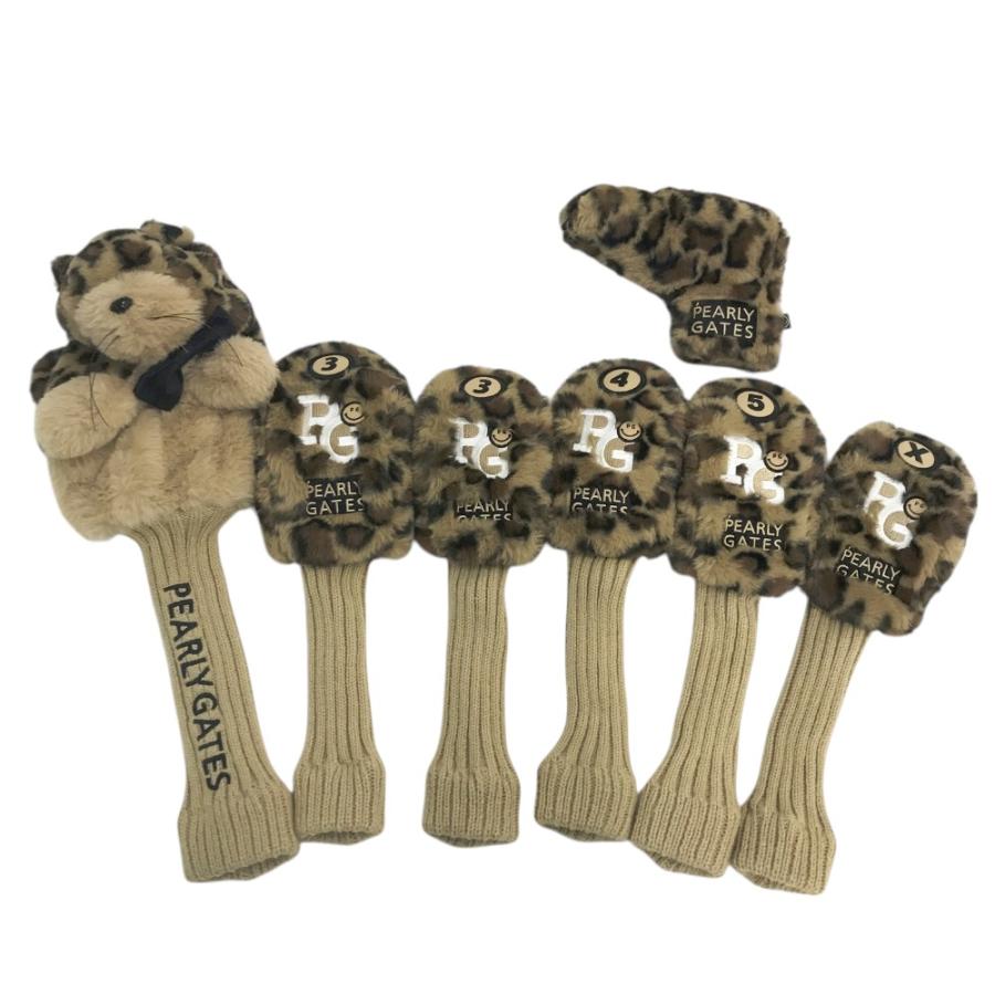 PEARLY GATES パーリーゲイツ ヘッドカバー 7点セット レオパード