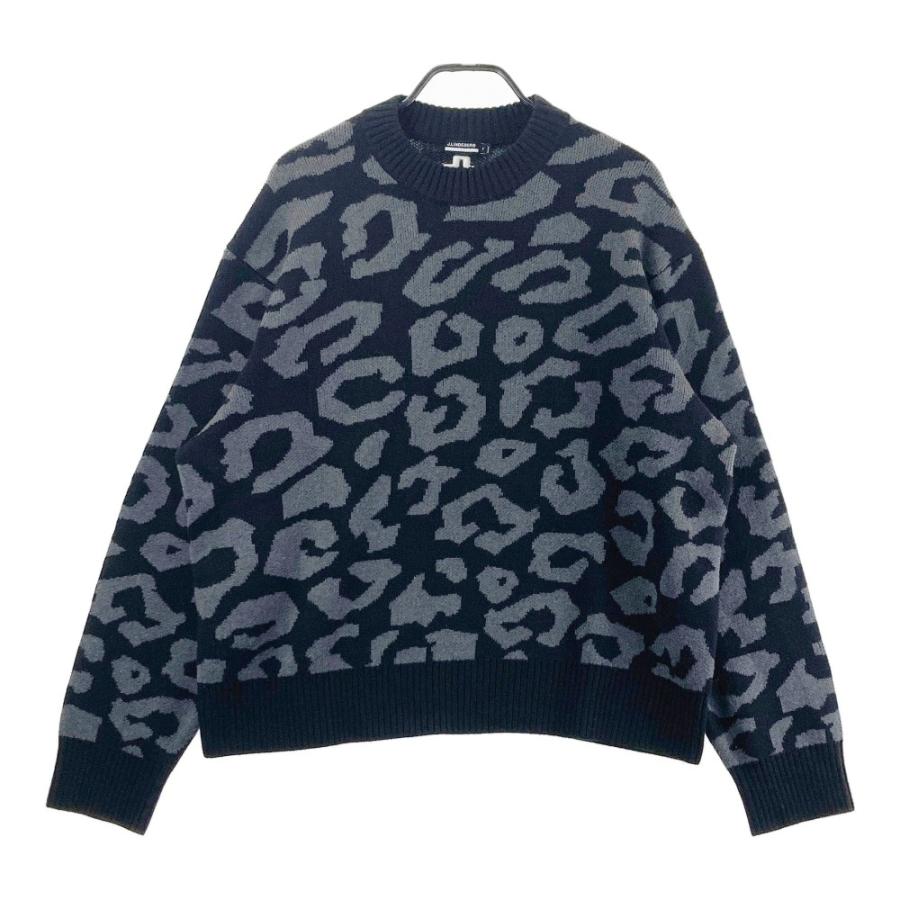 J.LINDEBERG ジェイリンドバーグ ニットセーター レオパード柄