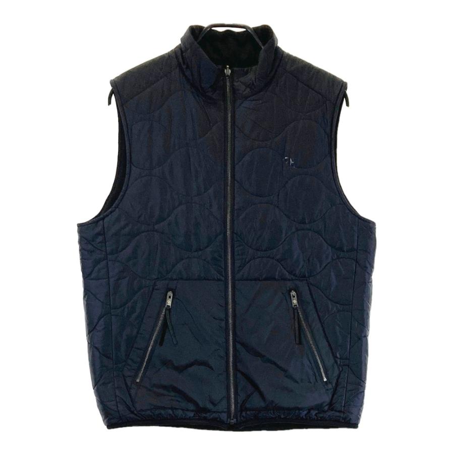 OBSIDIAN オブシディアン リバーシブル ダウンベスト ブラック系 L