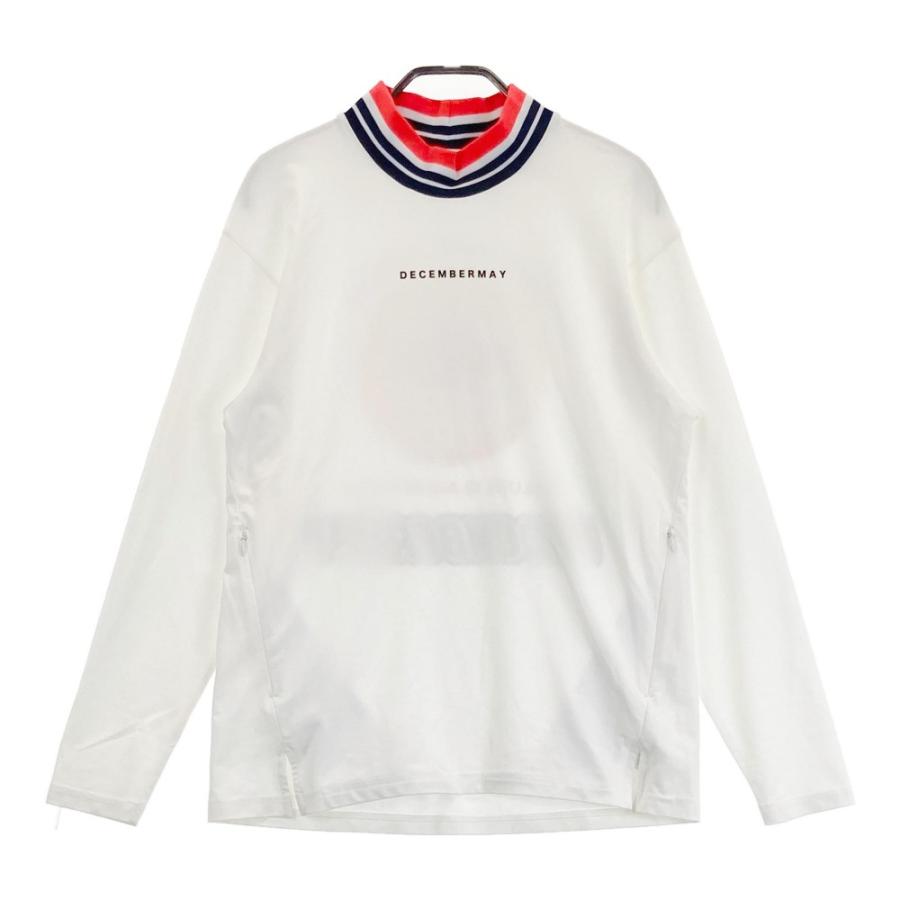 DECEMBERMAY ディセンバーメイ モックネック長袖Tシャツ プリント