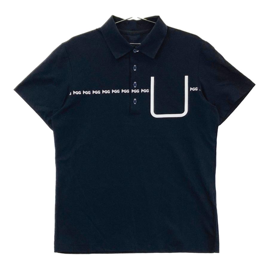 PGG PEARLY GATES パーリーゲイツ 半袖ポロシャツ ネイビー系 4 ゴルフ