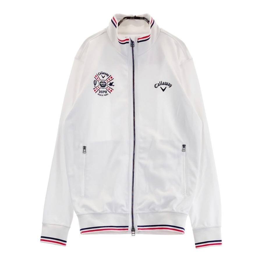 CALLAWAY キャロウェイ ジップジャケット ホワイト系 M ゴルフウェア