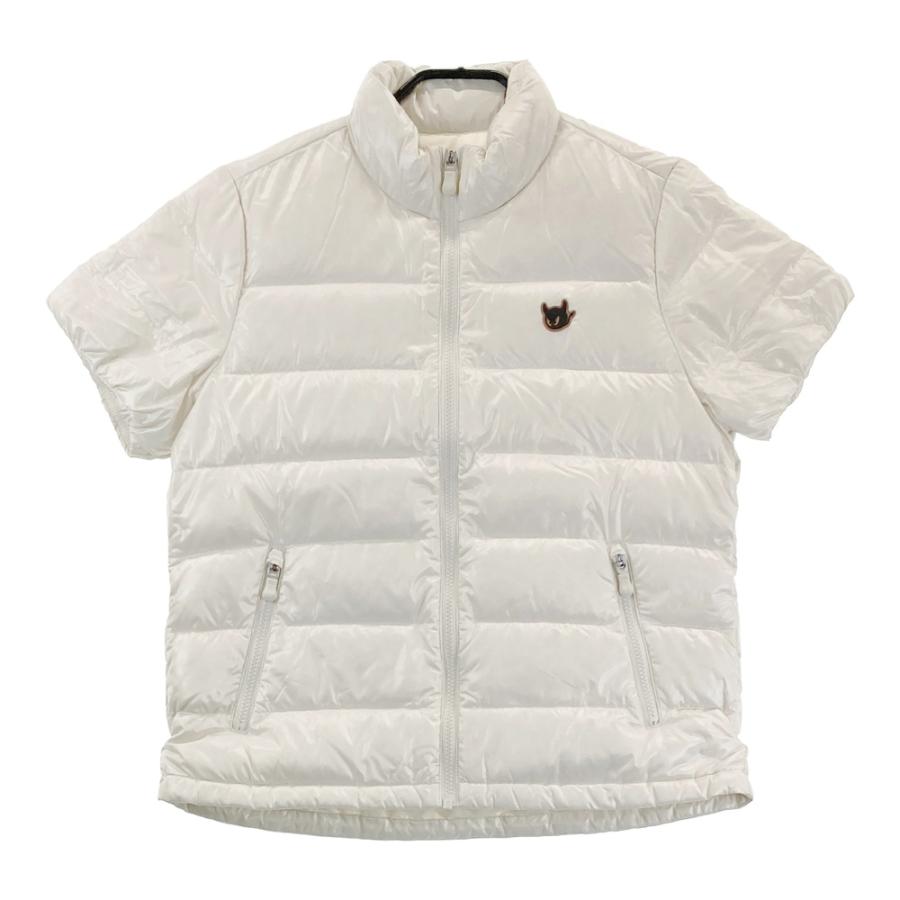 WAAC ワック 半袖 ダウンジャケット ホワイト系 3 ゴルフウェア
