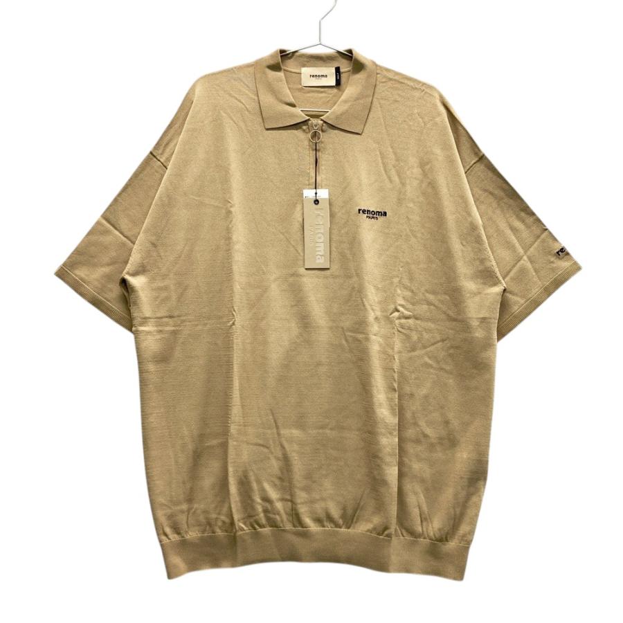 新品】RENOMA GOLF レノマゴルフ ハーフジップ ニット 半袖ポロシャツ