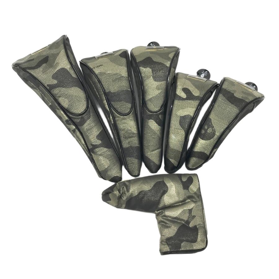MARK&LONA マークアンドロナ ヘッドカバー 6点 セット カモフラ 迷彩柄