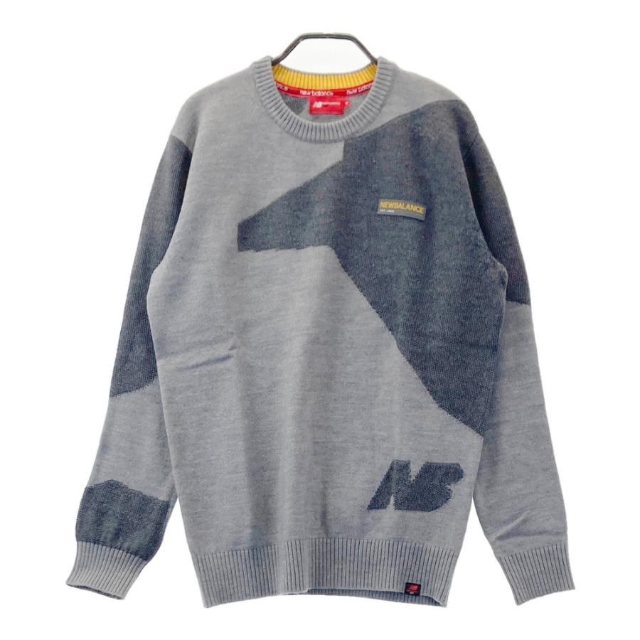 NEW BALANCE GOLF ニューバランス ニット セーター グレー系 4 ゴルフ