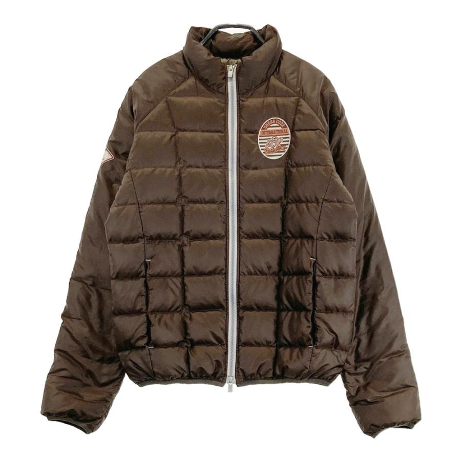 ZOY ゾーイ ダウン ジップジャケット ブラウン系 1 ゴルフウェア