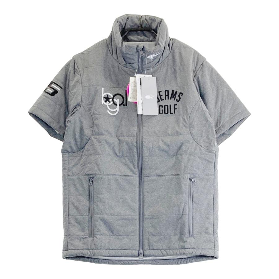 新品】BEAMS GOLF ビームスゴルフ 半袖 中綿ジャケット 蓄熱 グレー系