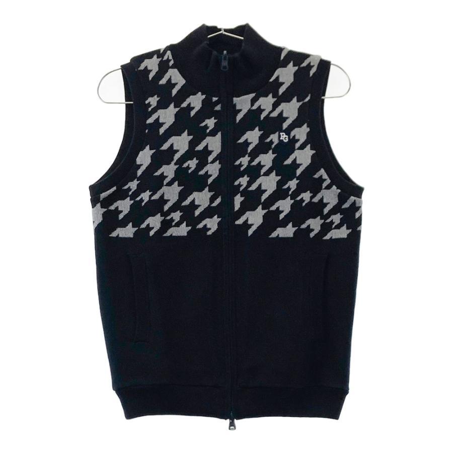PEARLY GATES パーリーゲイツ リバーシブル ジップベスト 千鳥柄