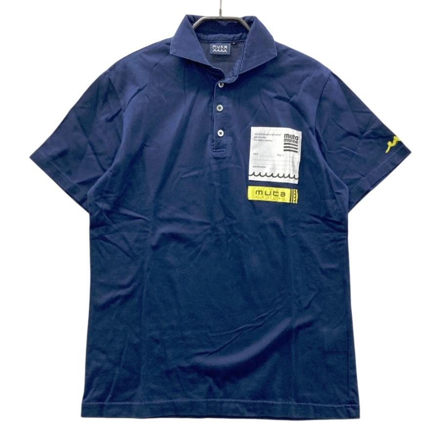 MUTA MARINE ムータマリン 半袖ポロシャツ ネイビー系 5 ゴルフウェア