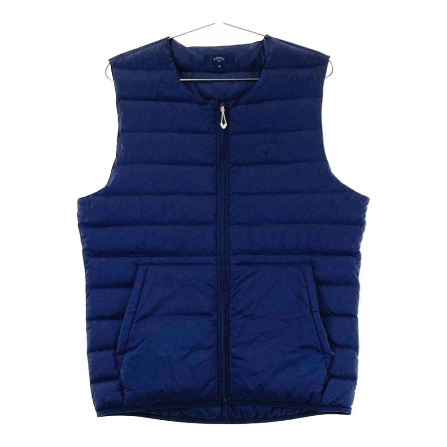 CALLAWAY キャロウェイ ダウン ジップベスト ネイビー系 M ゴルフ