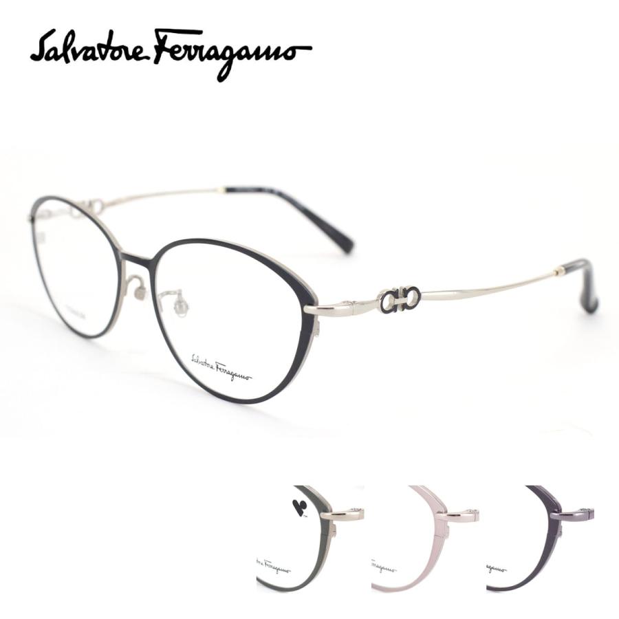 FERRAGAMO（フェラガモ） メガネフレーム SF2560A 52サイズ レディース