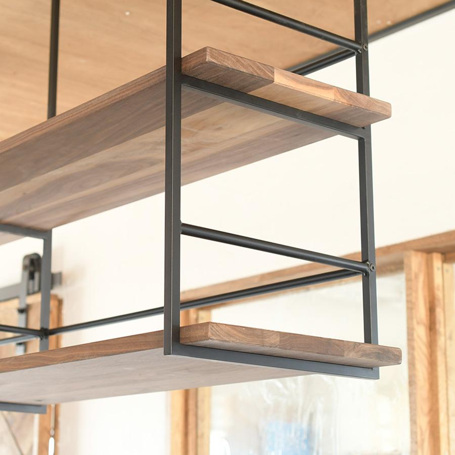 ハンギングシェルフ 【2段】 サイズオーダー | SULK 国産 キッチン吊り