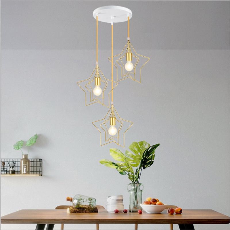 ペンダントライト 3灯星 吊り下げ照明 シーリングライトダイニング照明