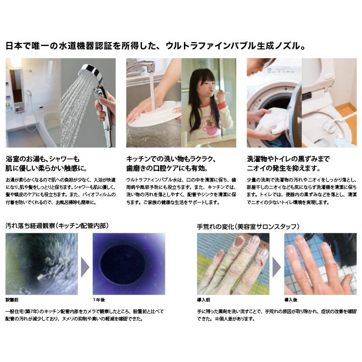 ウルトラファインバブル生成ノズル UFB DUAL 20A オンリーワンクラブ