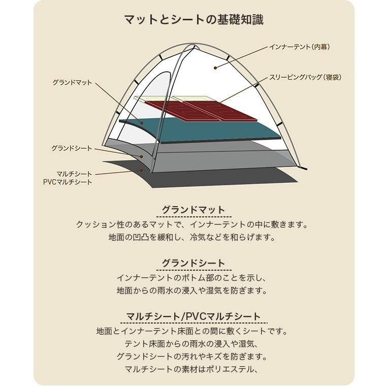 ogawa オガワ PVCマルチシート グロッケ8用 テントアクセサリー シート