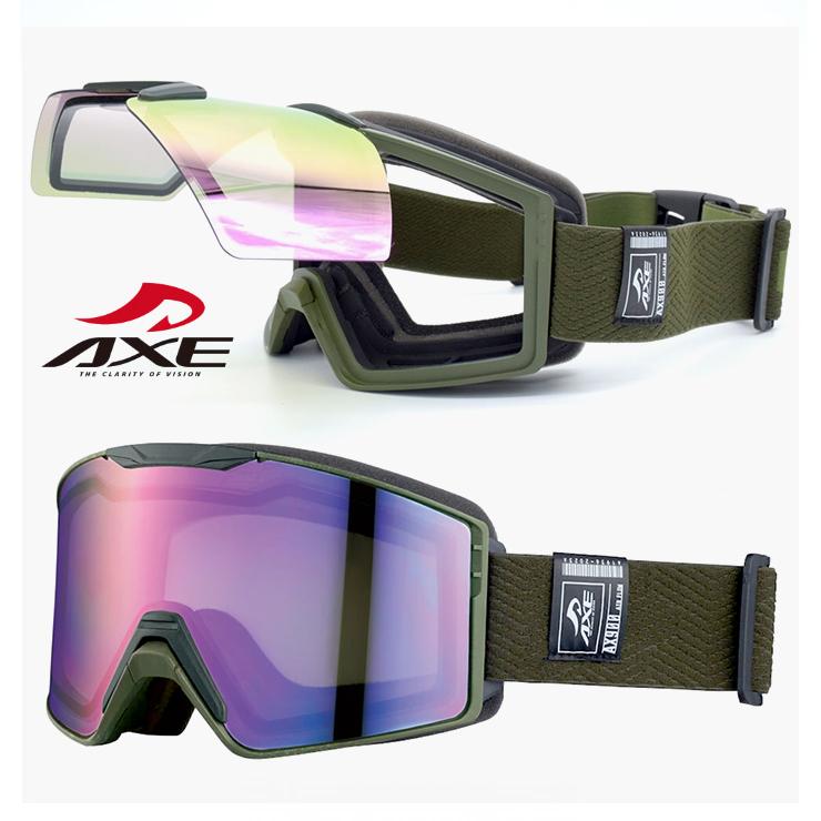 AXE（アックス） スノー ゴーグル AXE ax900 WCM KH ax900-wcm メンズ