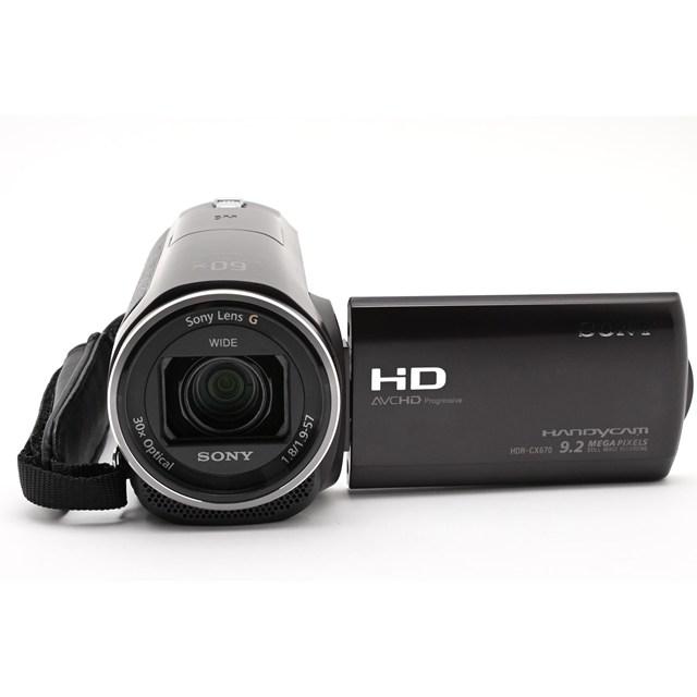 美品＞ SONY HDR-CX670 ボルドーブラウン｜HDビデオカメラ Handycam