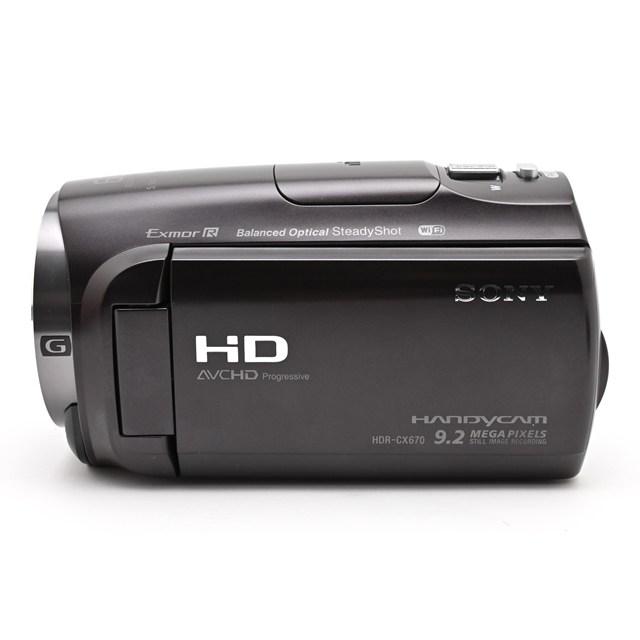 美品＞ SONY HDR-CX670 ボルドーブラウン｜HDビデオカメラ Handycam