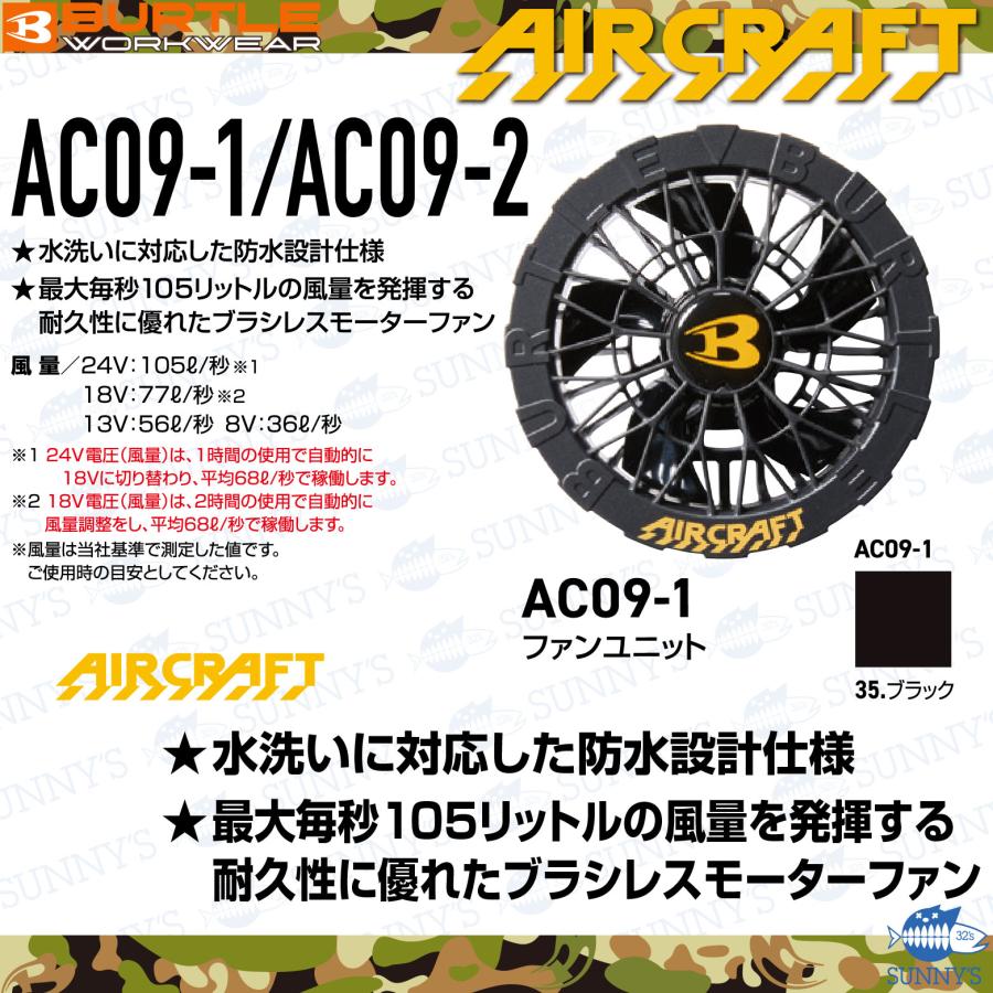 BURTLE（バートル） 予約!! 空調服 2025年 24V対応 ブラックファン