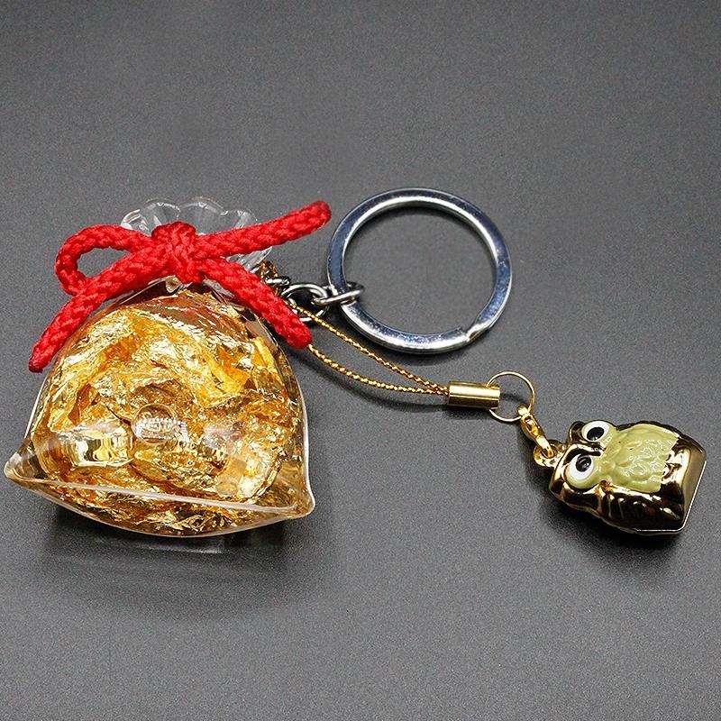運を引き寄せる ふくろう 開運金運 招福祈願キーホルダー 開運 ツキが