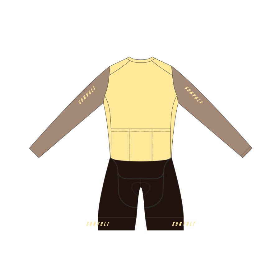 SALE 20%OFF】PROパフォーマンス 長袖セパレートワンピース［イエロー