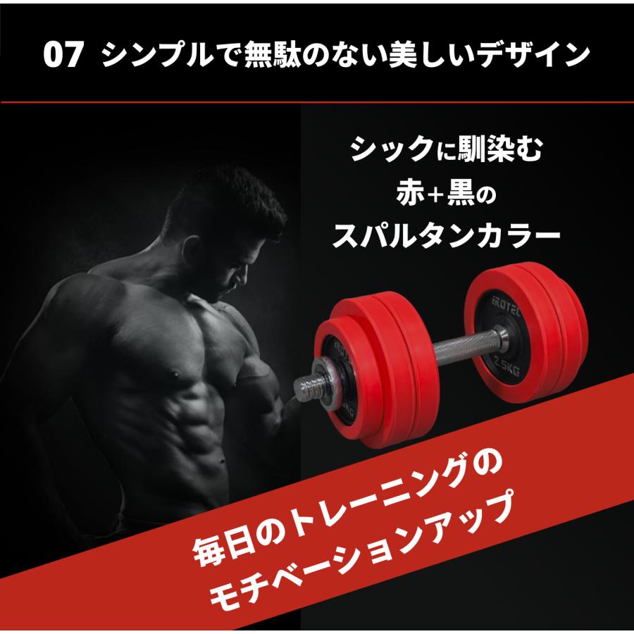 IROTEC（アイロテック） ダンベル ラバー ダンベル30kgセット / 筋トレ