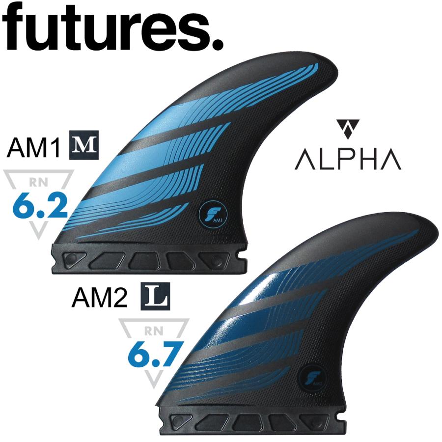Futures Fin フューチャーフィン ALPHA SERIES AM1(M) AM2(L) トライ