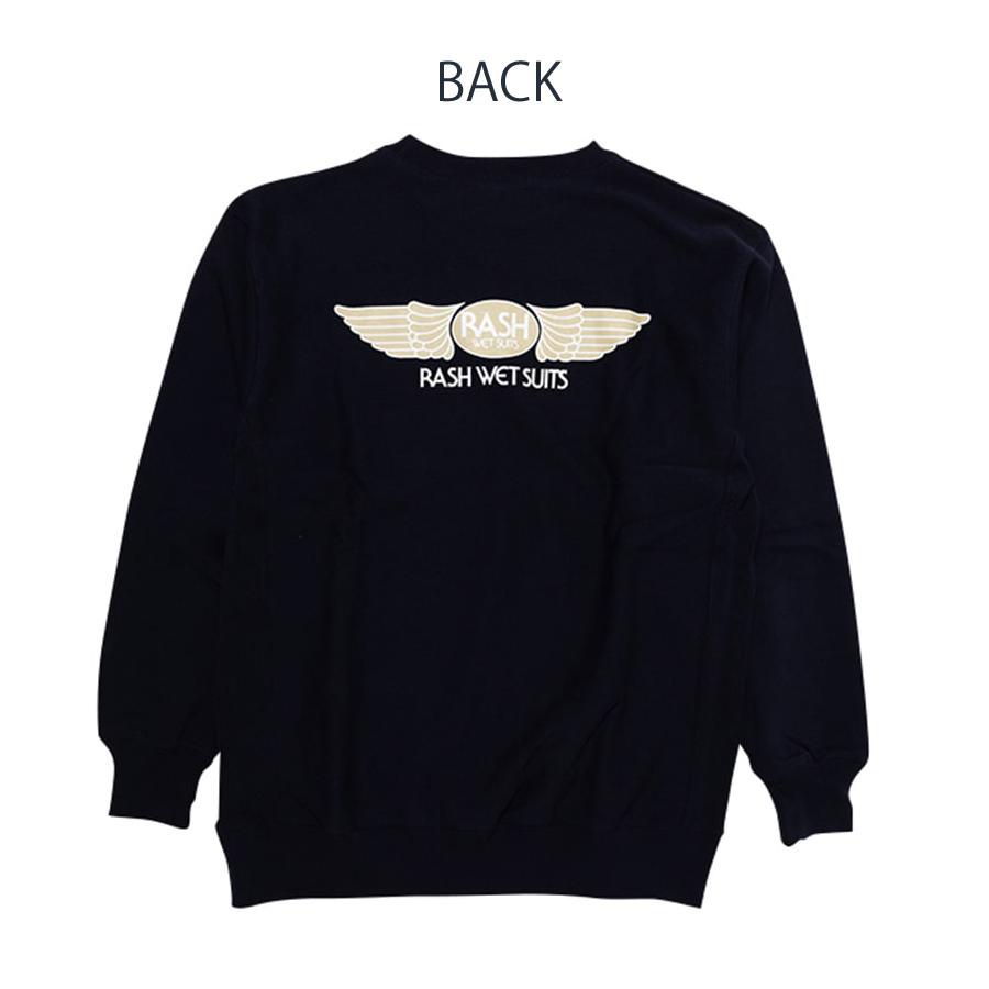 RASH ラッシュ 2025羽バッククルーネックスウェット（12oz）トレーナー