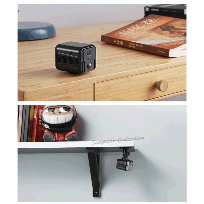 防犯カメラ 小型 人感センサー 長時間録画 ワイヤレス wifi 無線 SD