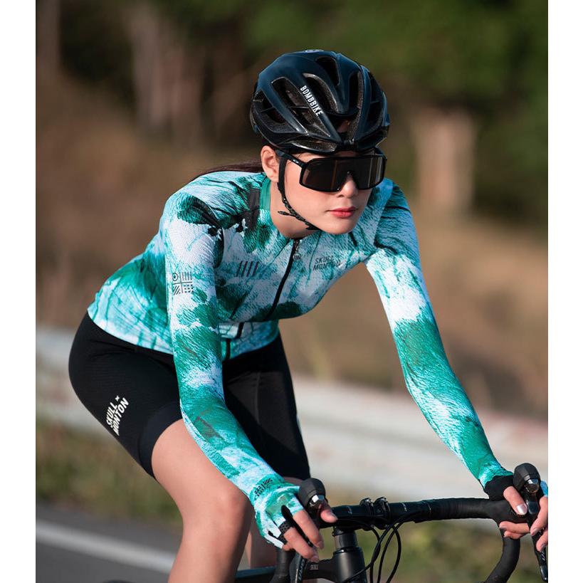 Monton［モントン］女性用長袖サイクルジャージ［自転車用/レディース