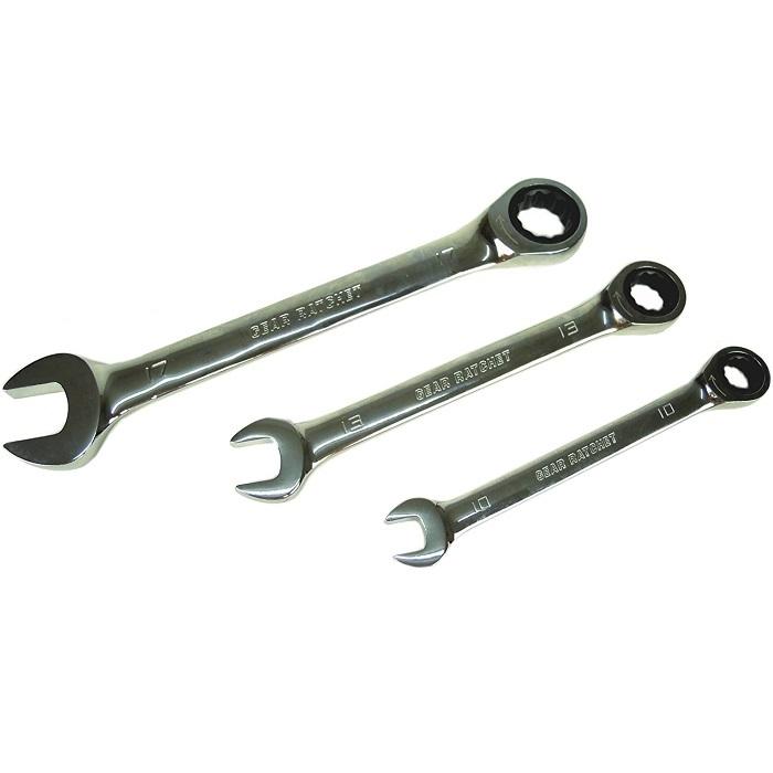 SK11 ラチェットレンチセット 72ギア SGR-N3SET レンチセット スパナ