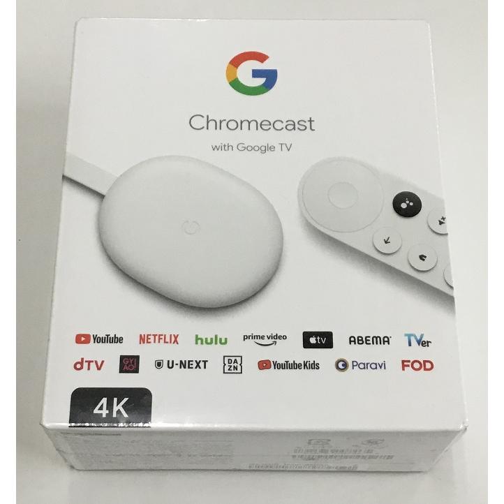 シュリンク未開封 Chromecast with Google TV 4K GA01919-JP 未使用品