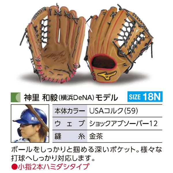 MIZUNO（ミズノ） ミズノプロ/オーダーグラブ/硬式グローブ/神里和毅
