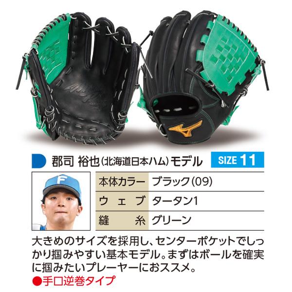 MIZUNO（ミズノ） ミズノプロ/オーダーグラブ/軟式グローブ/郡司裕也