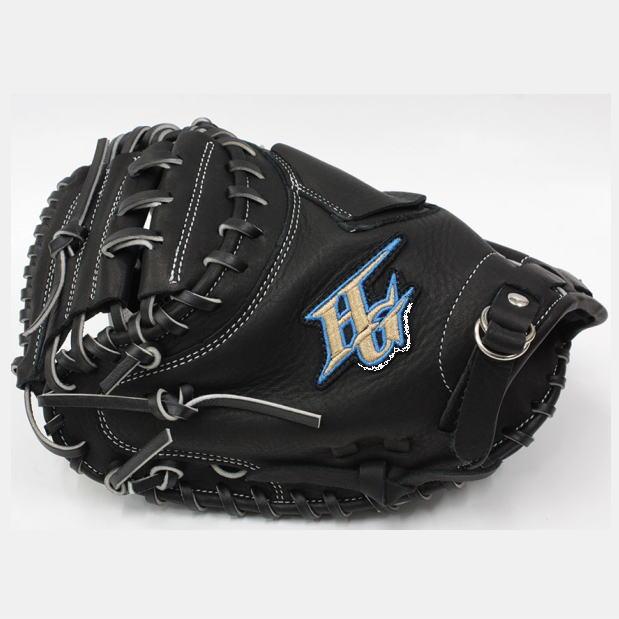 ルーキーズ キャッチャーミット ハイゴールド 軟式 左投 黒 ジュニア