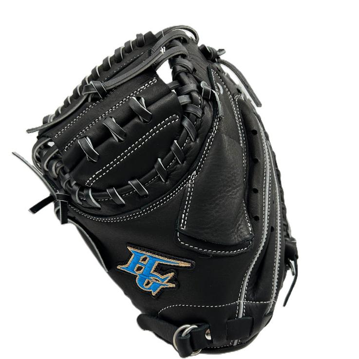 ルーキーズ キャッチャーミット 少年 軟式 捕手 左投 黒 ブラック ハイ