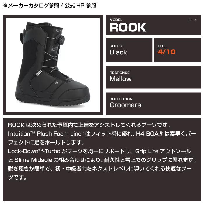 RIDE（ライド） 日本正規品 スノーボード ブーツ RIDE ROOK Black
